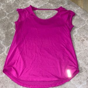 Pink under armor tee